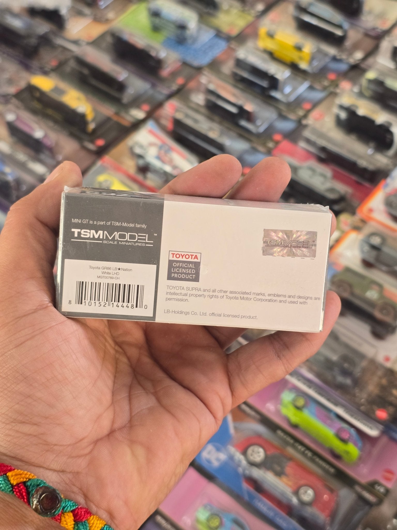 Mini GT Toyota GR86 LB Nation - White (Sealed Box) - Kinder Logs
