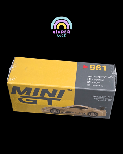 Mini GT Toyota Supra (A80) - Top Secret GT - 300 (Gold) - Kinder Logs