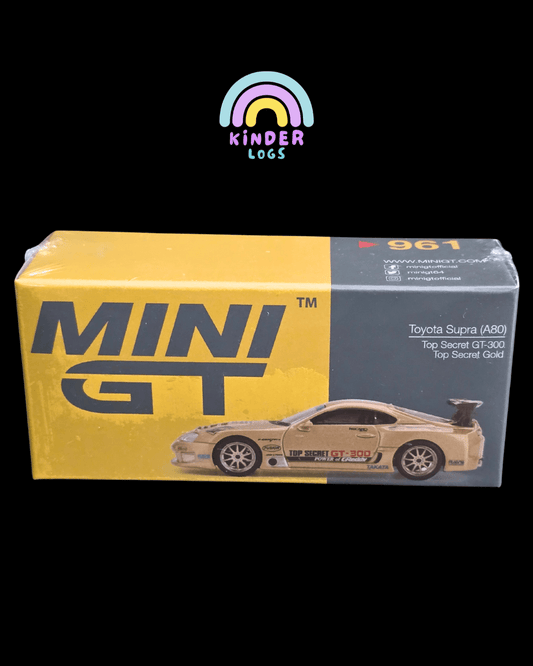 Mini GT Toyota Supra (A80) - Top Secret GT - 300 (Gold) - Kinder Logs