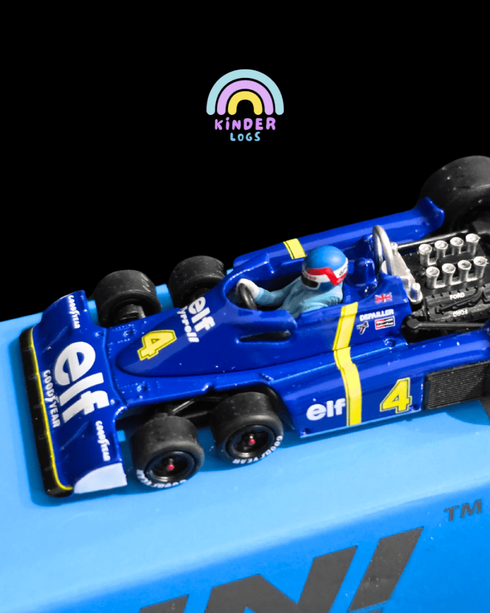 Mini GT Tyrrell P34 #4 Patrick Depailler 1976 Swedish GP (Open Box) - Kinder Logs