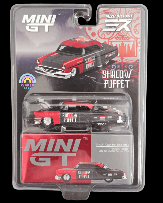 Mini GT x MIZU 1954 Lincoln Capri Hot Rod "Shadow Puppet" - Kinder Logs
