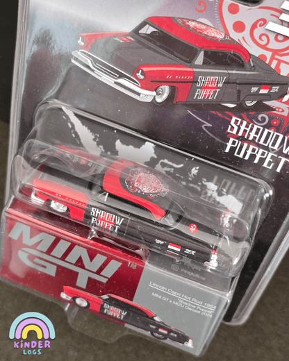 Mini GT x MIZU 1954 Lincoln Capri Hot Rod "Shadow Puppet" - Kinder Logs
