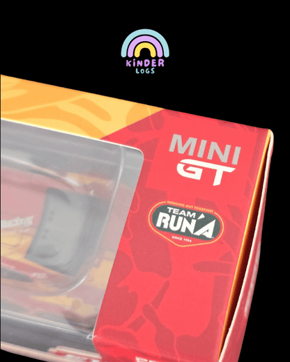 Mini GT X Pop Race 128 EVA RT Production Model - 02 X Works GT - R Aape - Kinder Logs