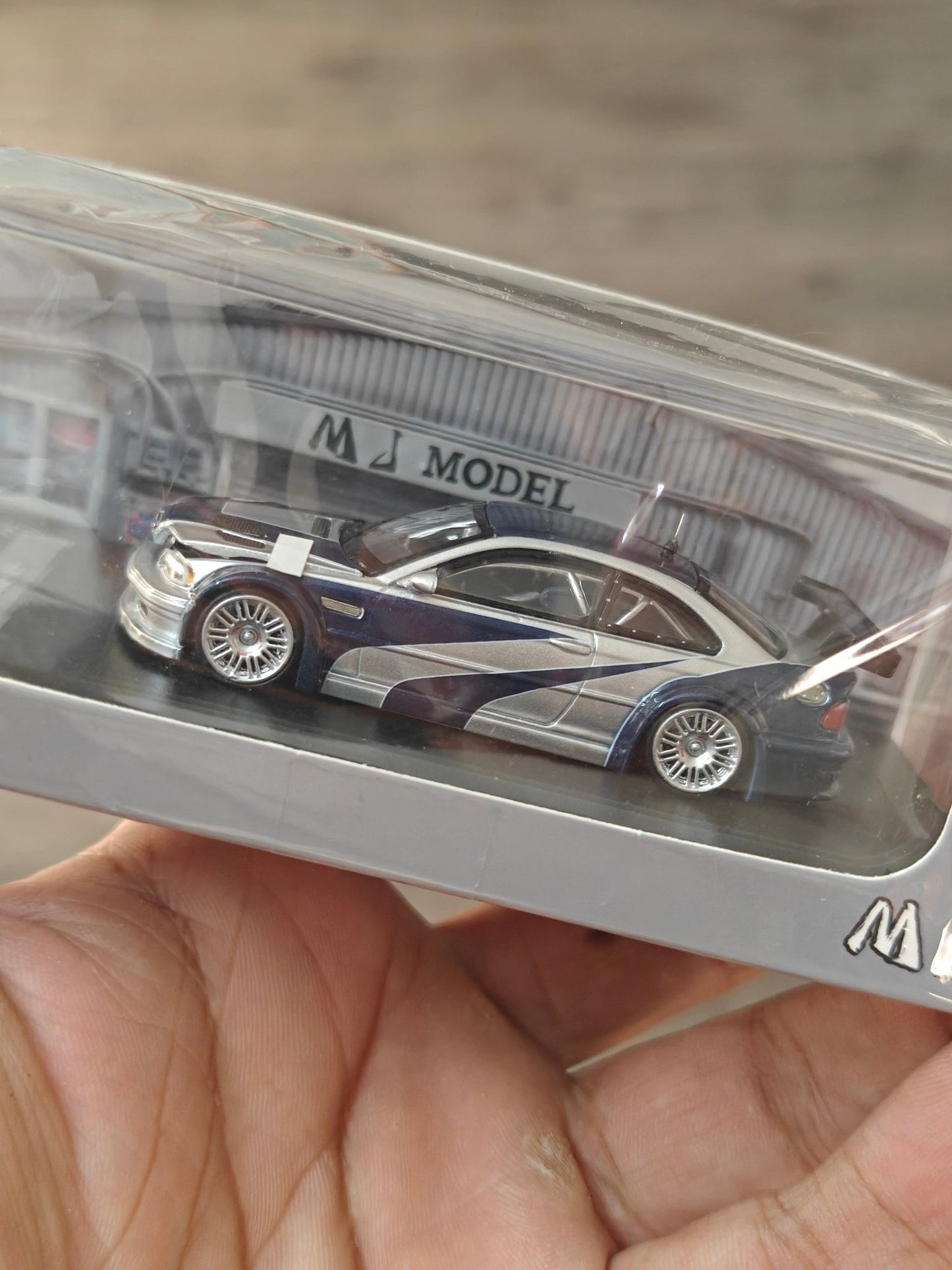 MJ Model BMW M3 E46 GTR (Need For Speed Livery) - Kinder Logs