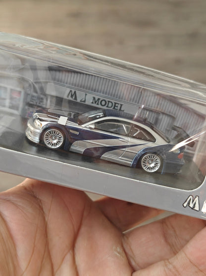 MJ Model BMW M3 E46 GTR (Need For Speed Livery) - Kinder Logs