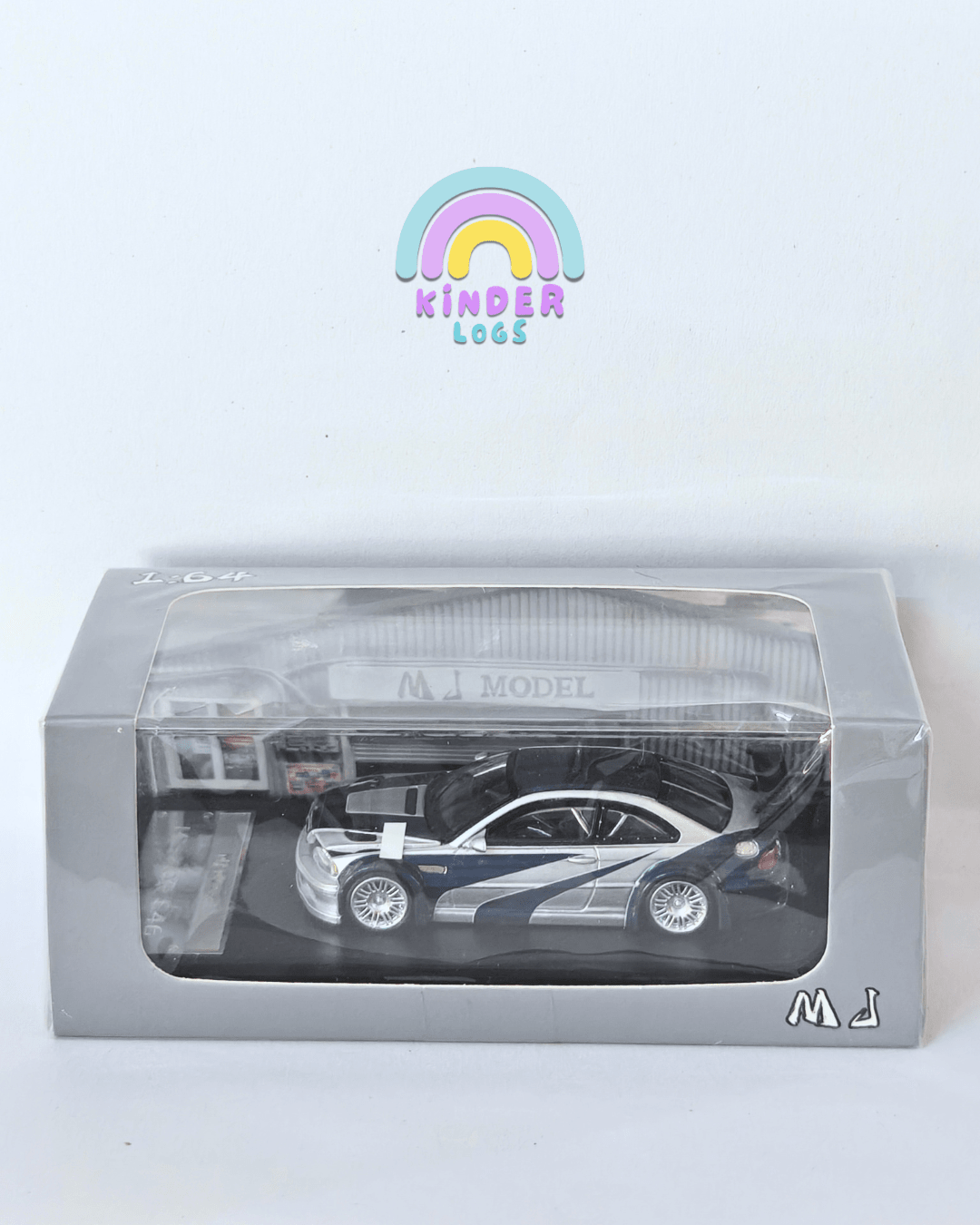 MJ Model BMW M3 E46 GTR (Need For Speed Livery) - Kinder Logs