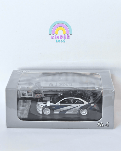 MJ Model BMW M3 E46 GTR (Need For Speed Livery) - Kinder Logs