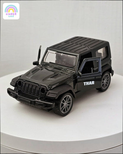 New Mahindra Thar 2 - Door (Black Color) - Kinder Logs