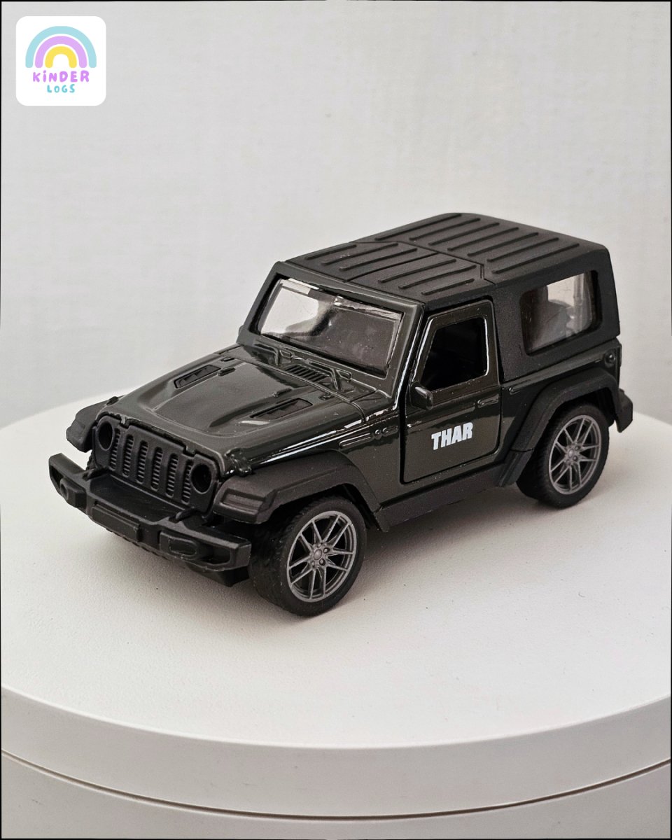 New Mahindra Thar 2 - Door (Black Color) - Kinder Logs