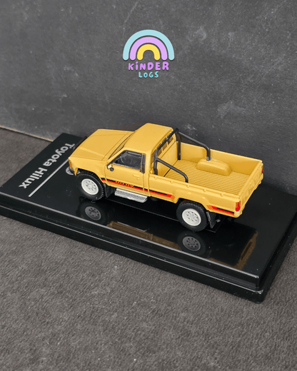Para64 1984 Toyota Hilux Single Cab (Yellow) - Kinder Logs