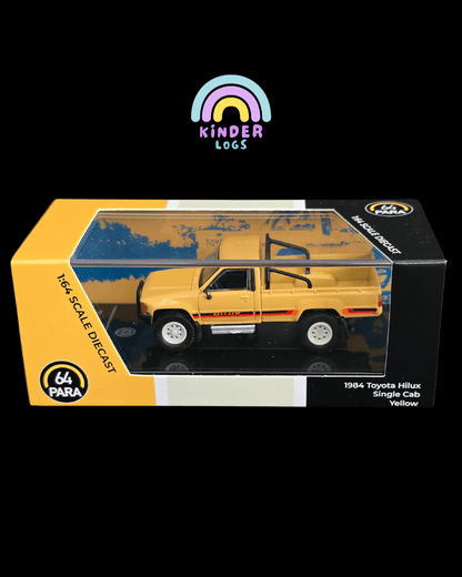 Para64 1984 Toyota Hilux Single Cab (Yellow) - Kinder Logs