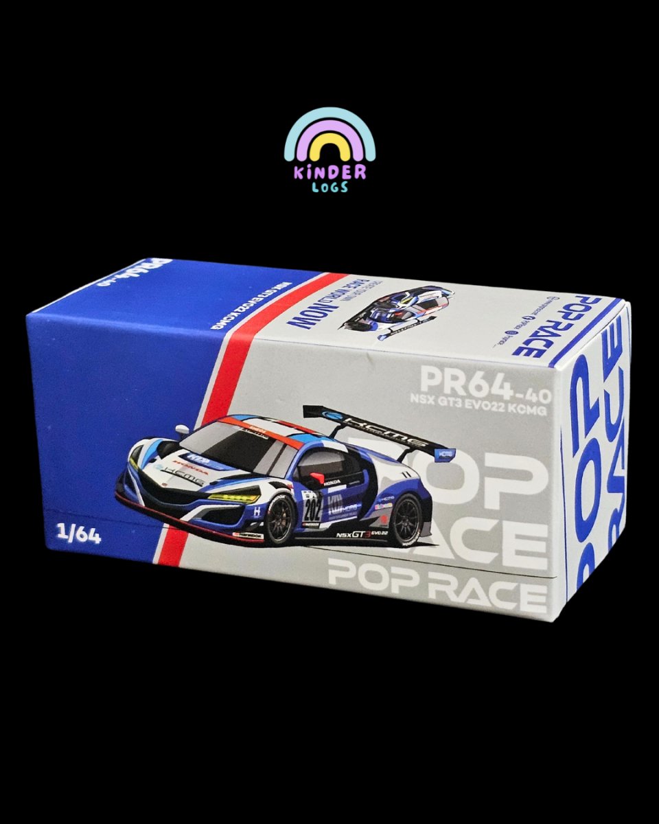 Pop Race Acura NSX GT3 EVO22 KCMG (PR64 - 40) - Kinder Logs