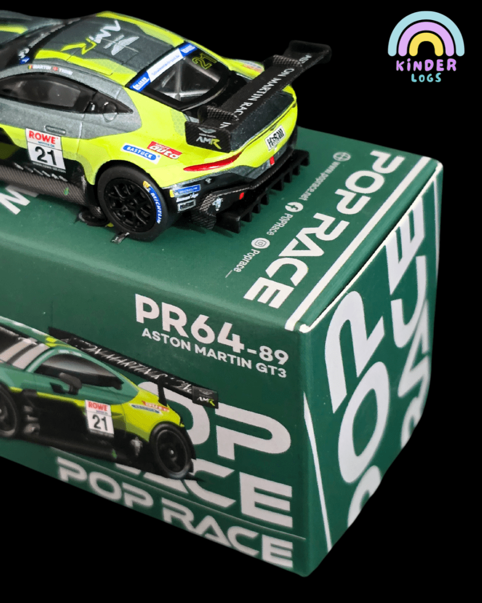 Pop Race Aston Martin GT3 (Open Box) - Kinder Logs