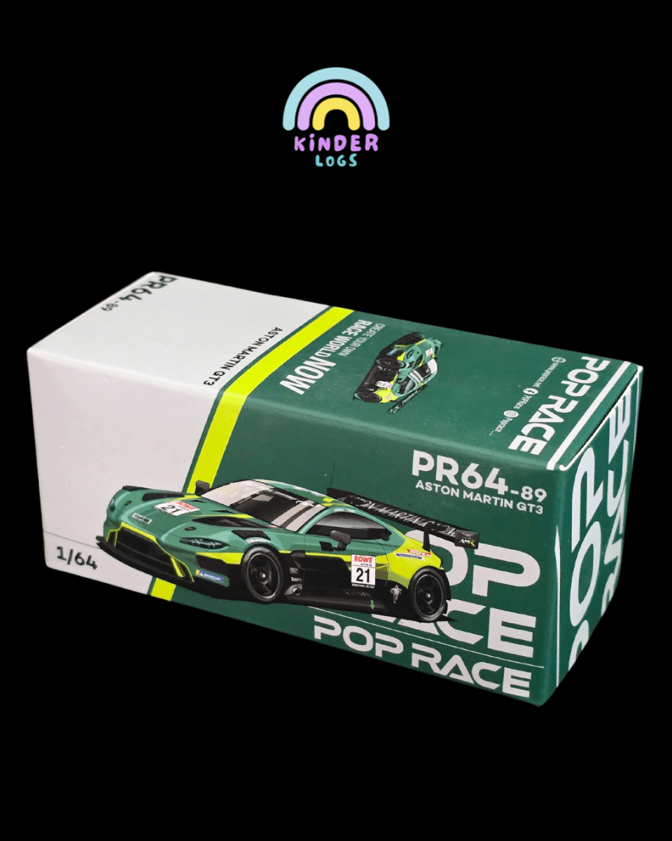 Pop Race Aston Martin GT3 (Open Box) - Kinder Logs