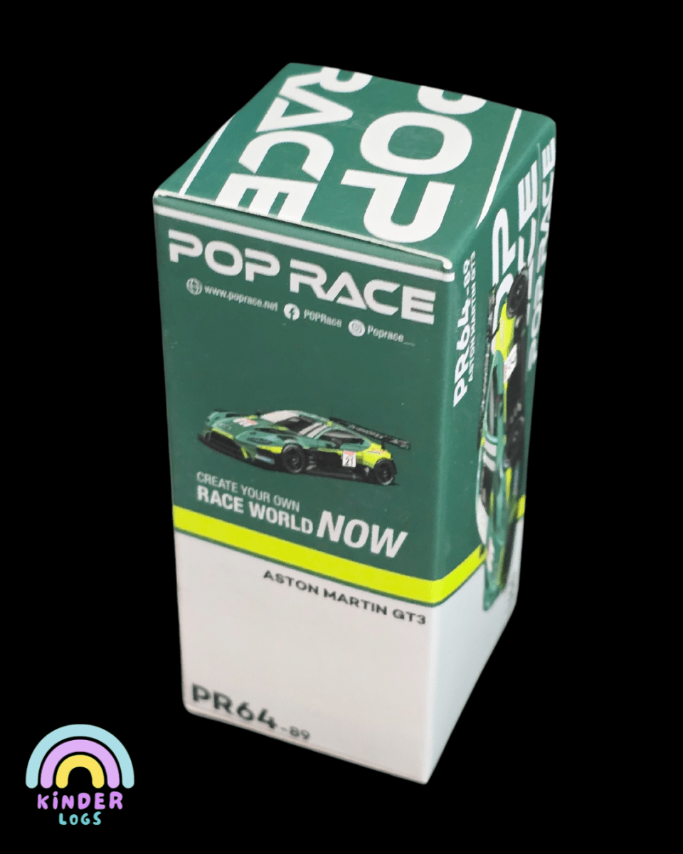 Pop Race Aston Martin GT3 (Open Box) - Kinder Logs