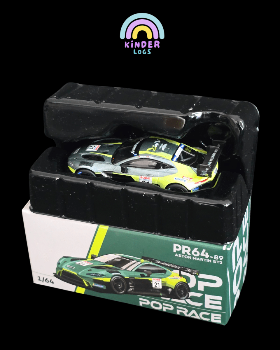 Pop Race Aston Martin GT3 (Open Box) - Kinder Logs