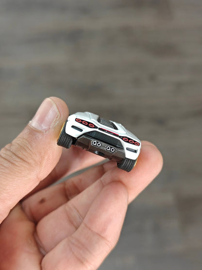 Pop Race Lamborghini Countach LPI 800 - 4 - White (Open Box) - Kinder Logs