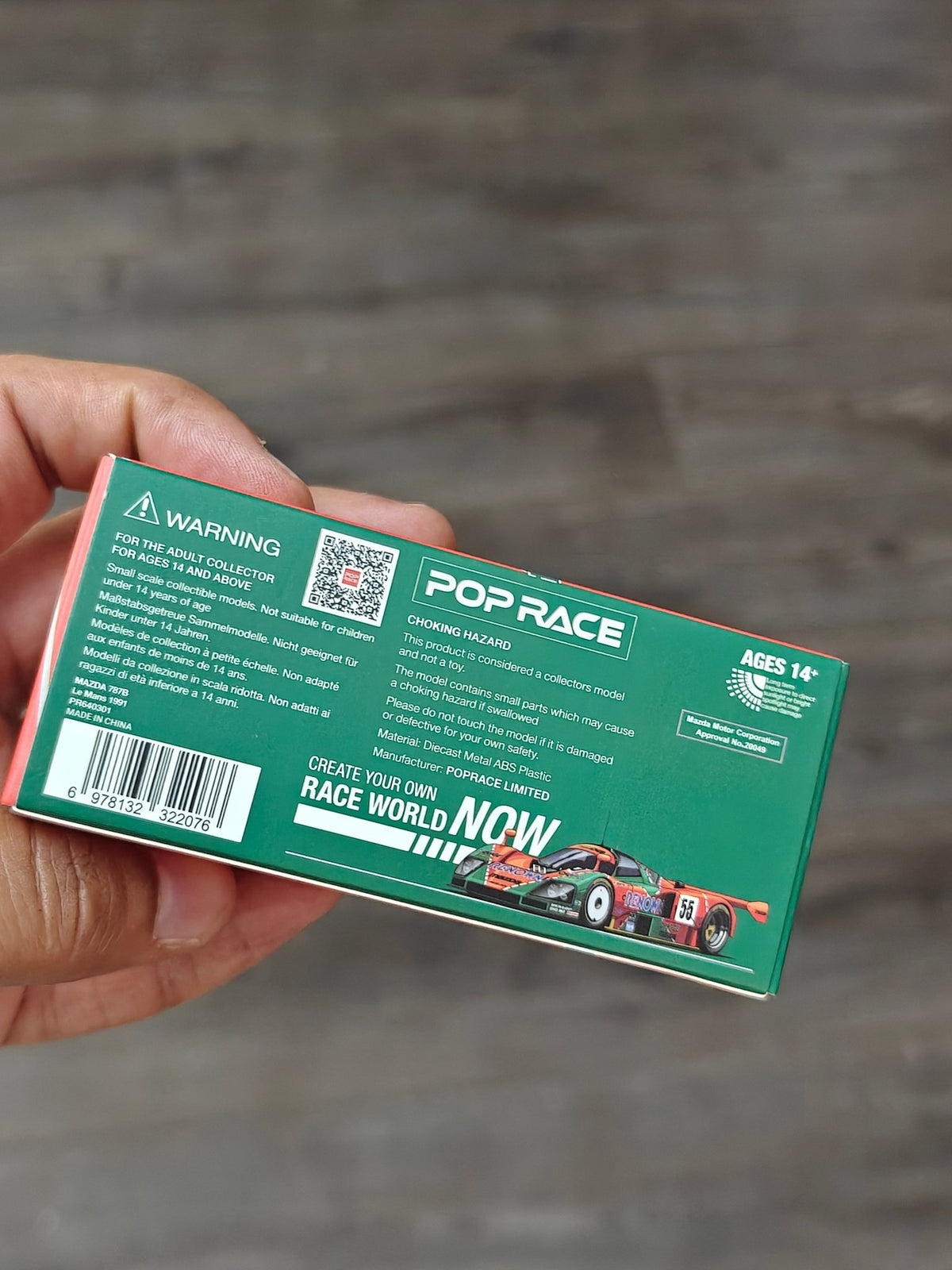 Pop Race Mazda 787B PR64-301 (Open Box) - Kinder Logs