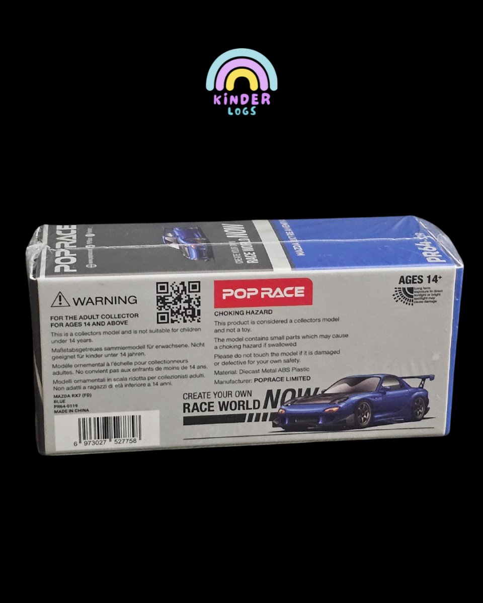 Pop Race Mazda RX7 RE Amemiya (PR64 - 119) - Kinder Logs