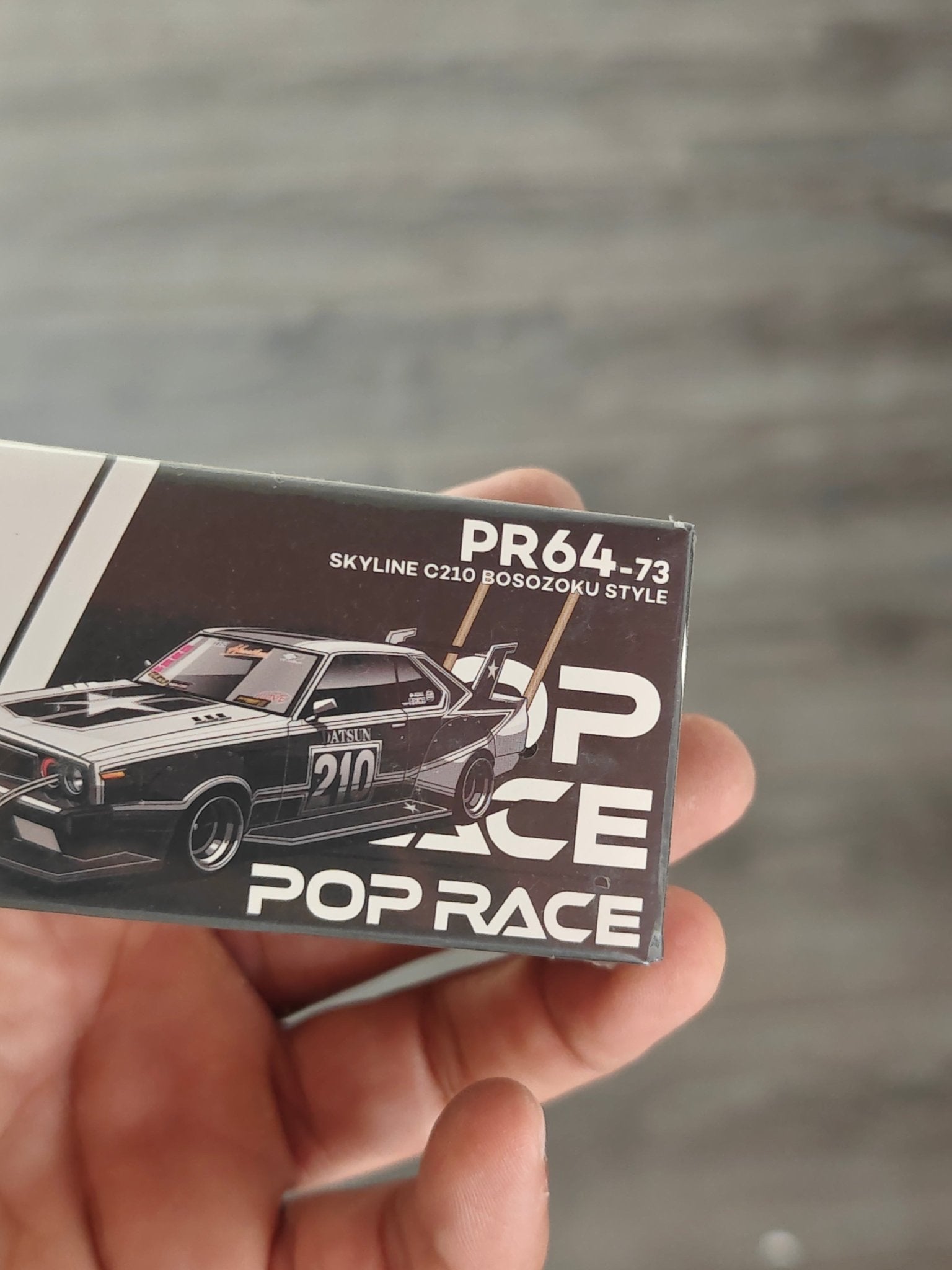 Pop Race Nissan Skyline C210 Bosozoku Style (PR64-73) - Sealed Box - Kinder Logs