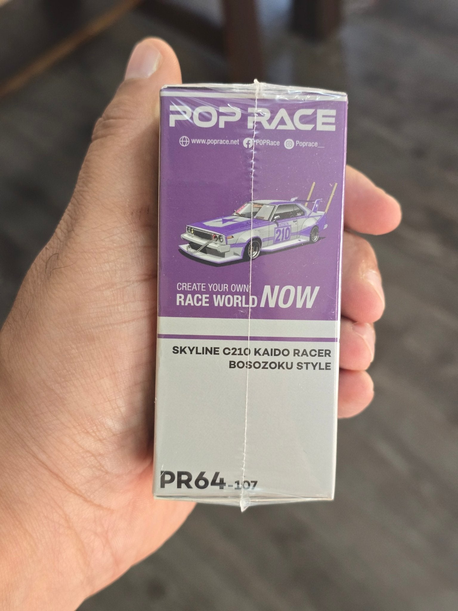 Pop Race Nissan Skyline C210 Kaido Racer Bosozoku Style (Sealed Box) - Kinder Logs