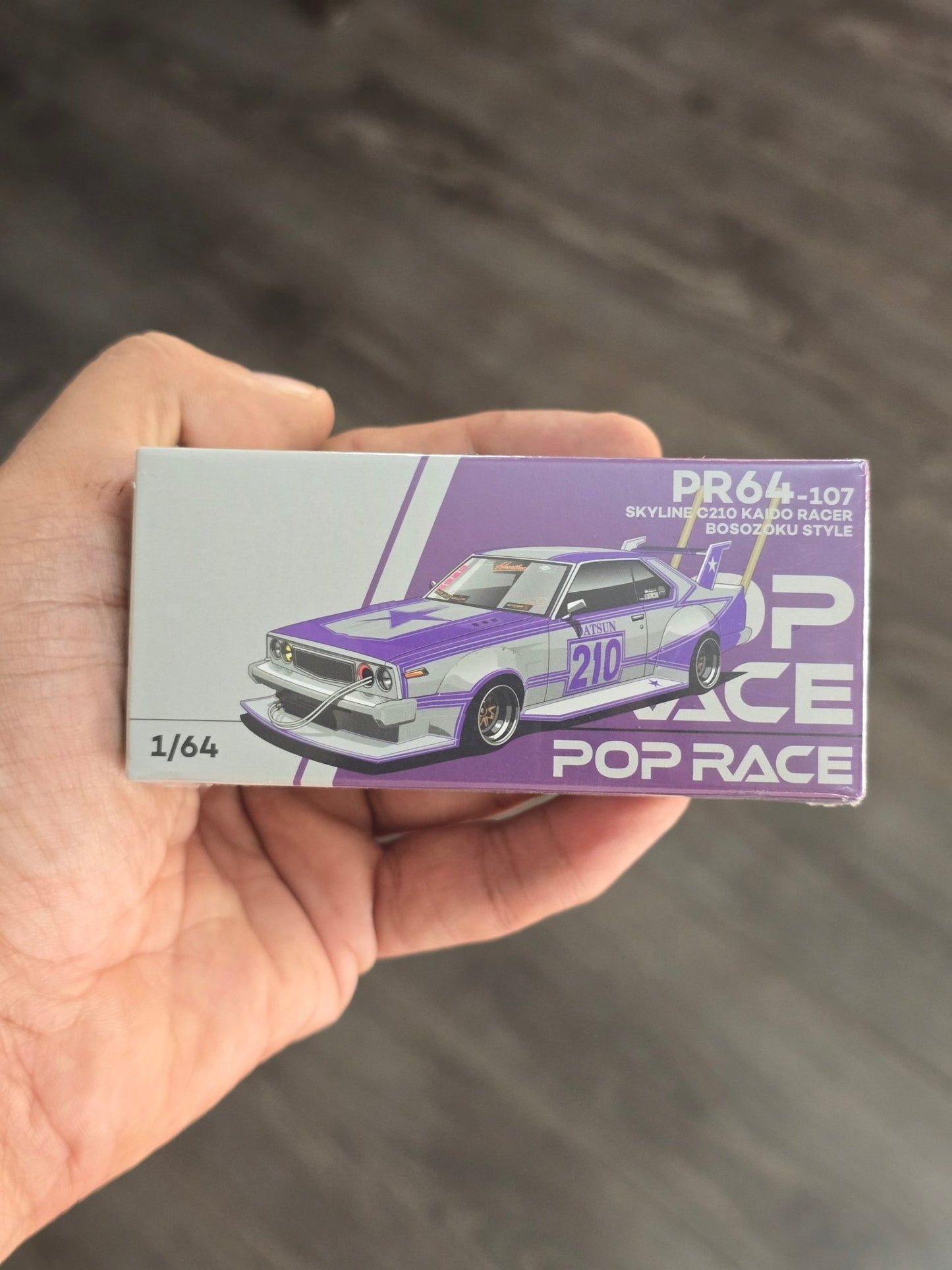 Pop Race Nissan Skyline C210 Kaido Racer Bosozoku Style (Sealed Box) - Kinder Logs