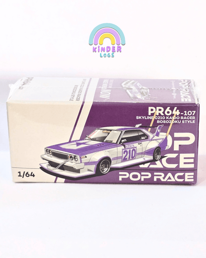 Pop Race Nissan Skyline C210 Kaido Racer Bosozoku Style (Sealed Box) - Kinder Logs