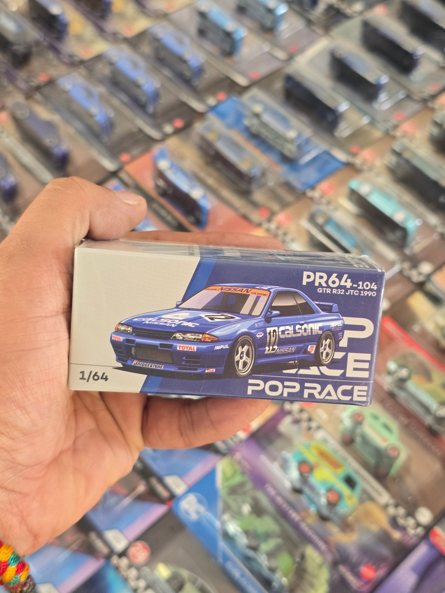 Pop Race Nissan Skyline GT - R R32 JTC 1990 - Sealed Box - Kinder Logs
