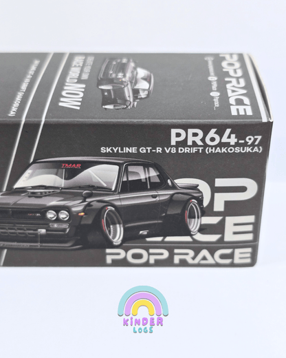 Pop Race Nissan Skyline GT - R V8 Drift Hakosuka (Open Box) - Kinder Logs