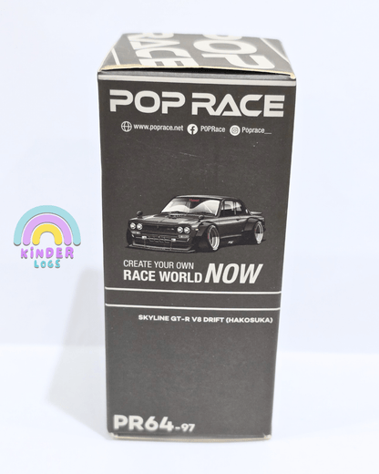 Pop Race Nissan Skyline GT - R V8 Drift Hakosuka (Open Box) - Kinder Logs