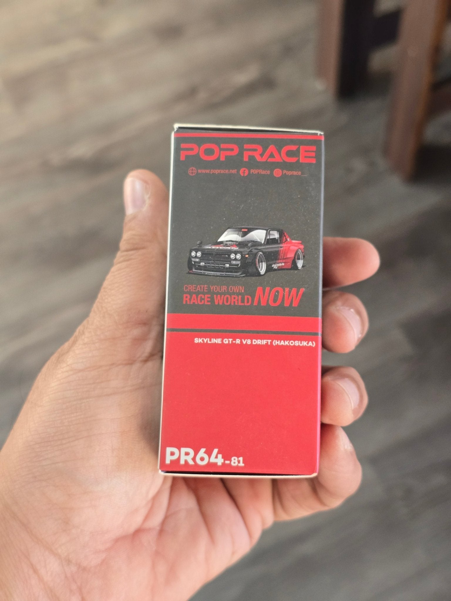 Pop Race Nissan Skyline GT - R V8 Drift Hakosuka PR64 - 81 Advan Edition - Kinder Logs