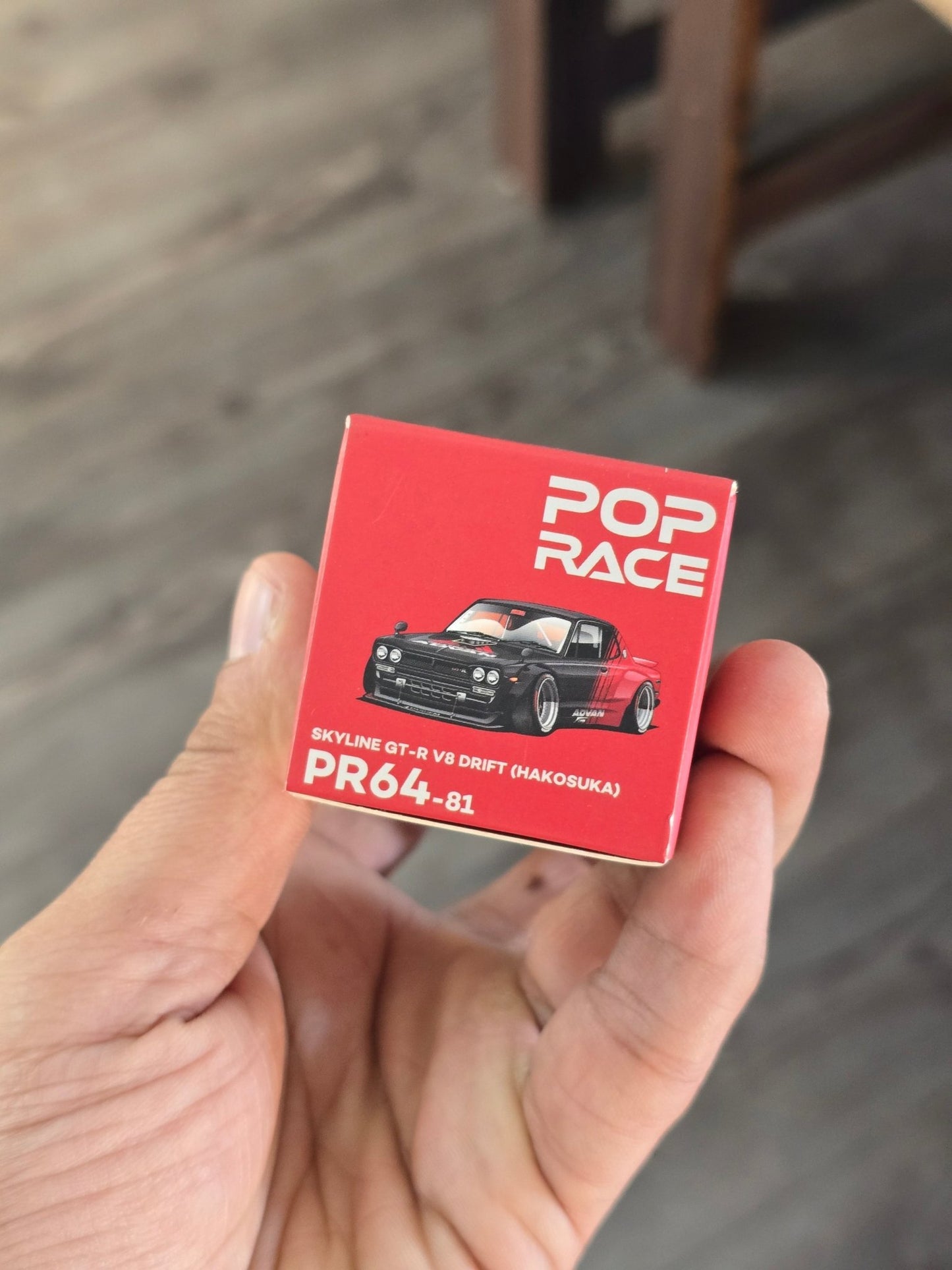 Pop Race Nissan Skyline GT - R V8 Drift Hakosuka PR64 - 81 Advan Edition - Kinder Logs
