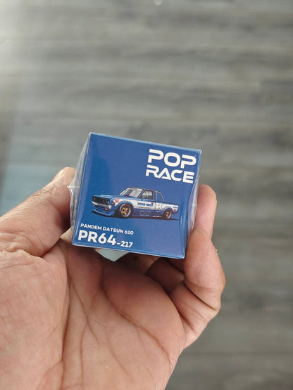 Pop Race Pandem Datsun 620 PR64-217 - Blue (Sealed Box) - Kinder Logs
