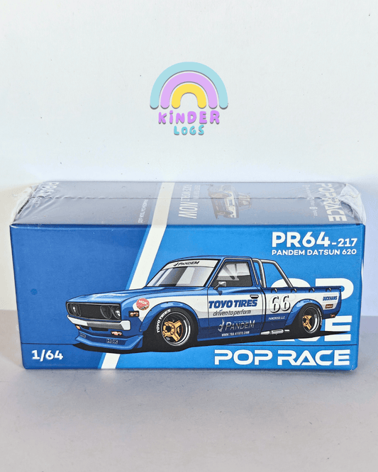 Pop Race Pandem Datsun 620 PR64 - 217 - Blue (Sealed Box) - Kinder Logs