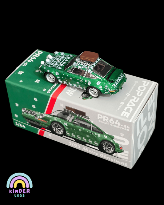 Pop Race Porsche 911 Singer Christmas Edition (Open Box) - Kinder Logs