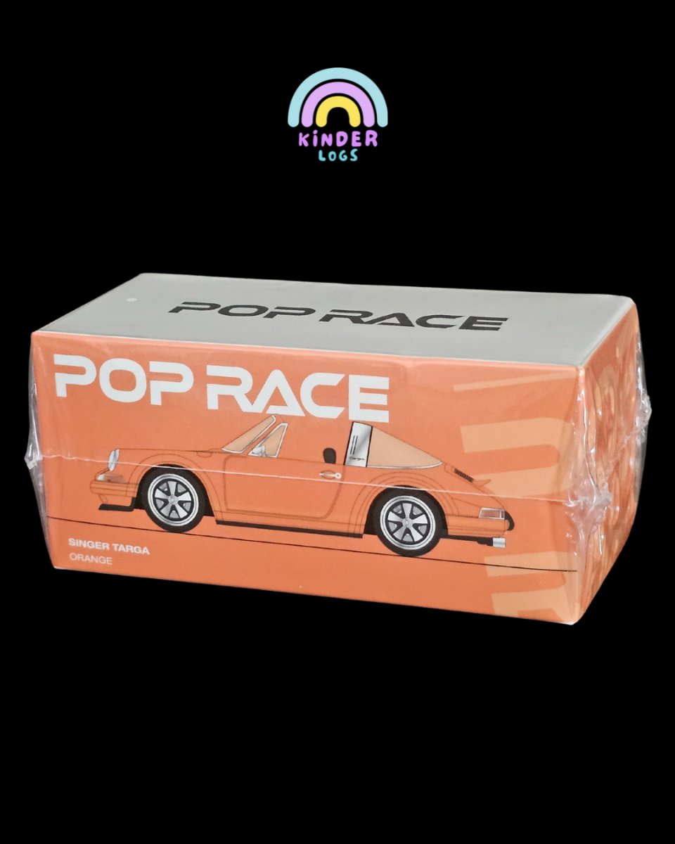 Pop Race Porsche 911 Singer Targa (Orange) - Kinder Logs