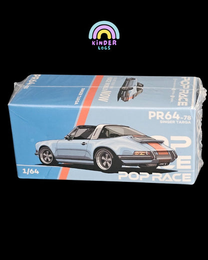 Pop Race Porsche 911 Singer Targa PR64 - 78 - Kinder Logs