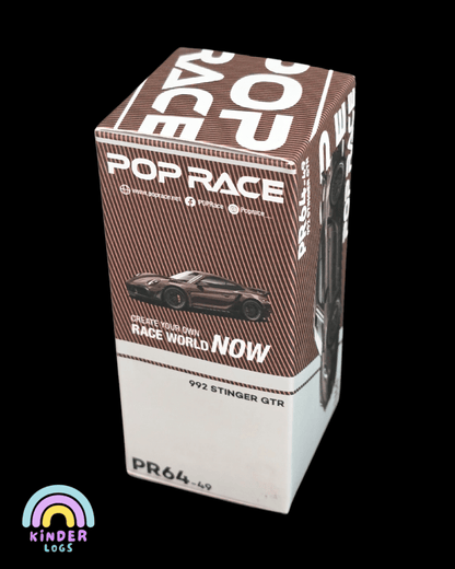 Pop Race Porsche 992 Stinger GTR - Brown (Open Box) - Kinder Logs