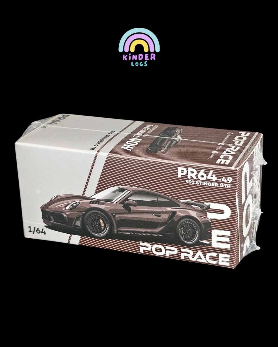 Pop Race Porsche 992 Stinger GTR (PR64 - 49) - Kinder Logs