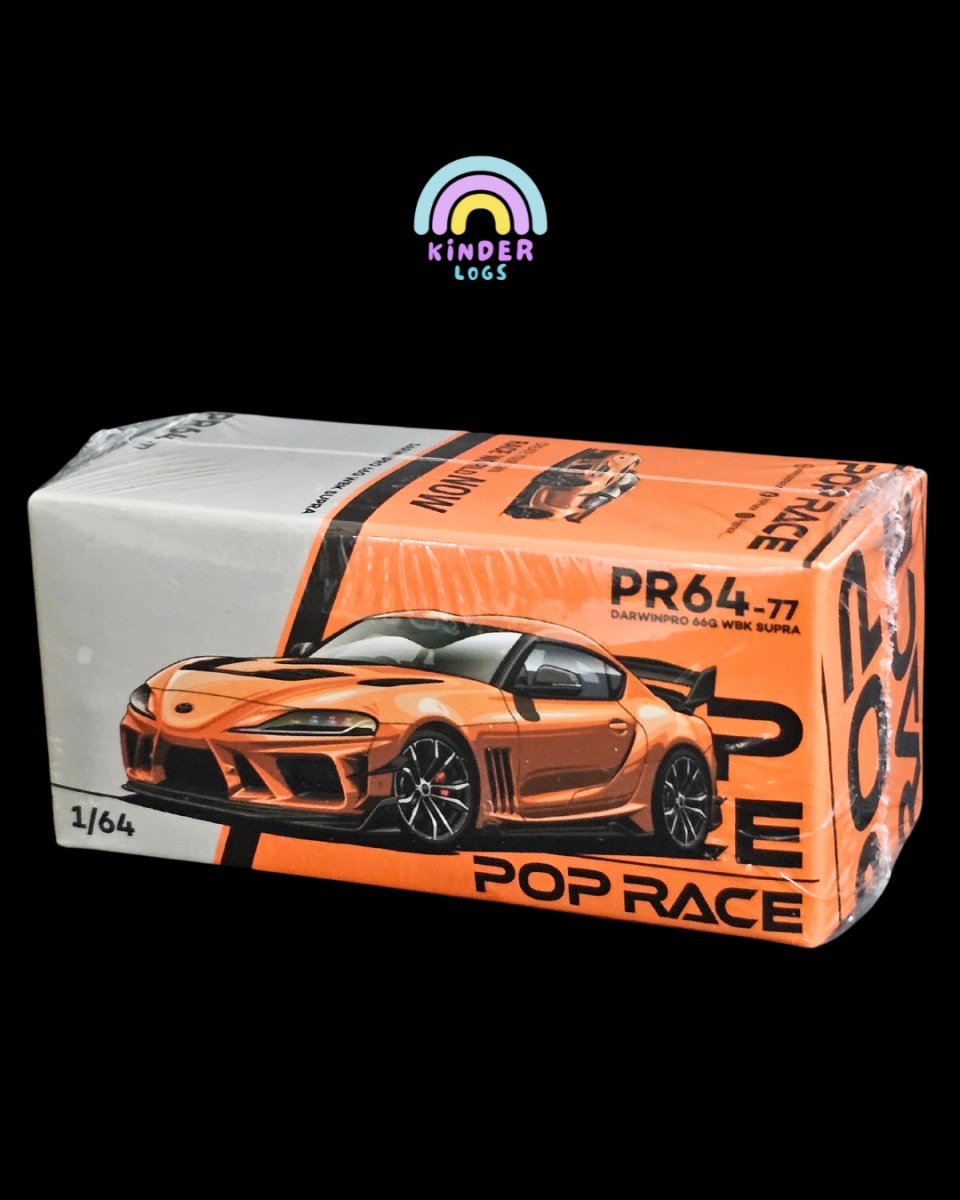 Pop Race Toyota Supra Darwinpro 66G WBK (PR64 - 77) - Kinder Logs