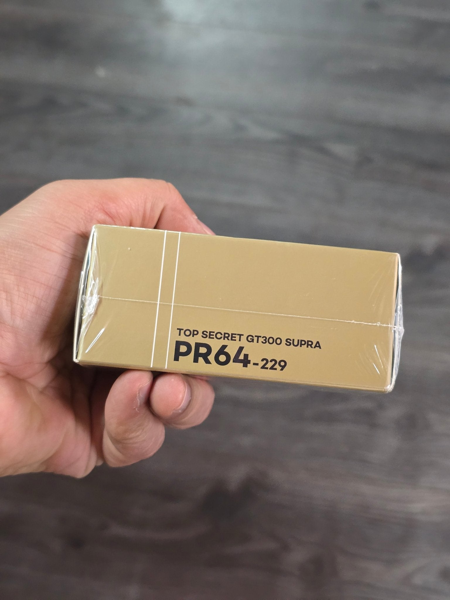 Pop Race Toyota Supra Top Secret GT300 (PR64 - 229) - Metallic Gold - Kinder Logs