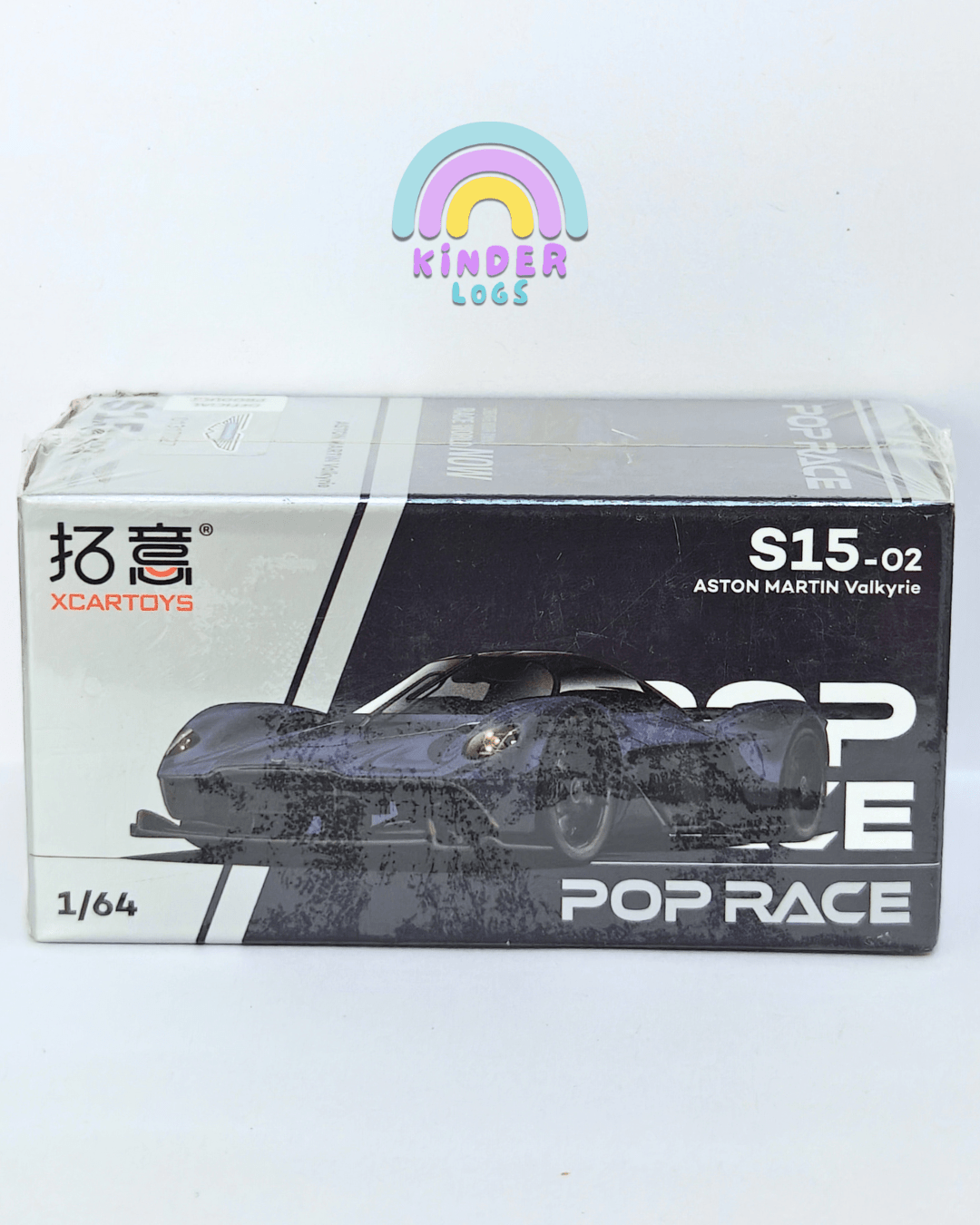 Pop Race XCARTOYS Aston Martin Valkyrie (S15 - 02) - Open Box - Kinder Logs