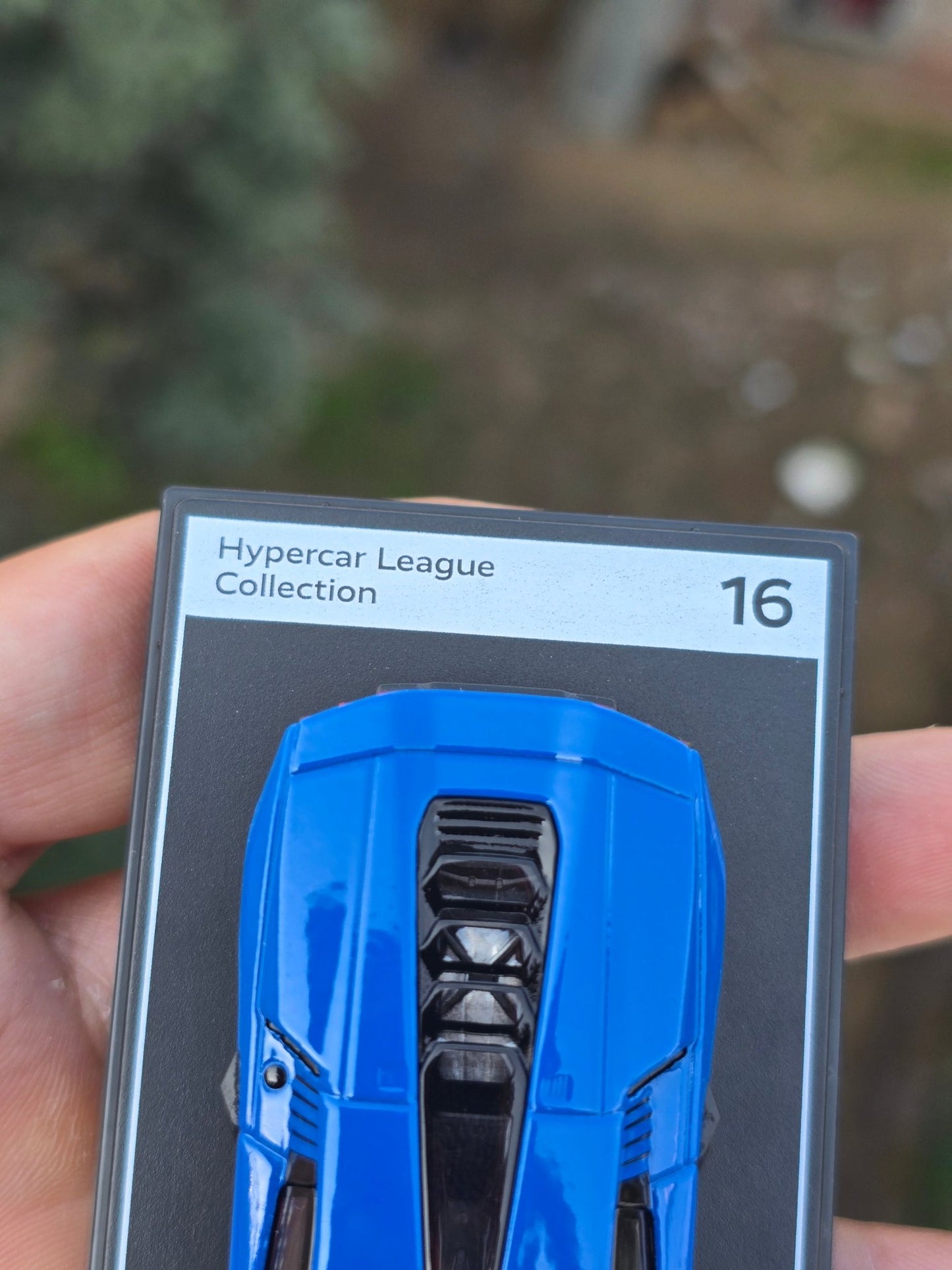 Poster Lamborghini Countach LPI 800 - 4 - Blue (Open Blister) - Kinder Logs