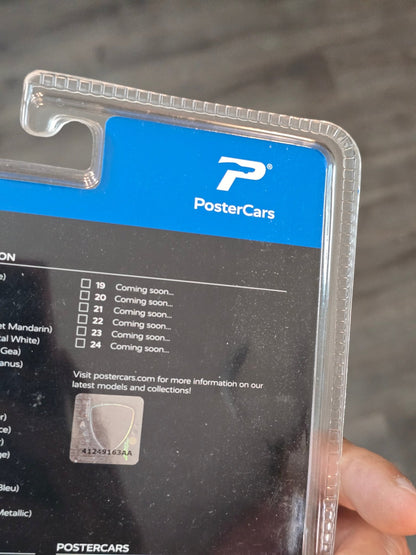 Poster Lamborghini Countach LPI 800 - 4 - Blue (Open Blister) - Kinder Logs