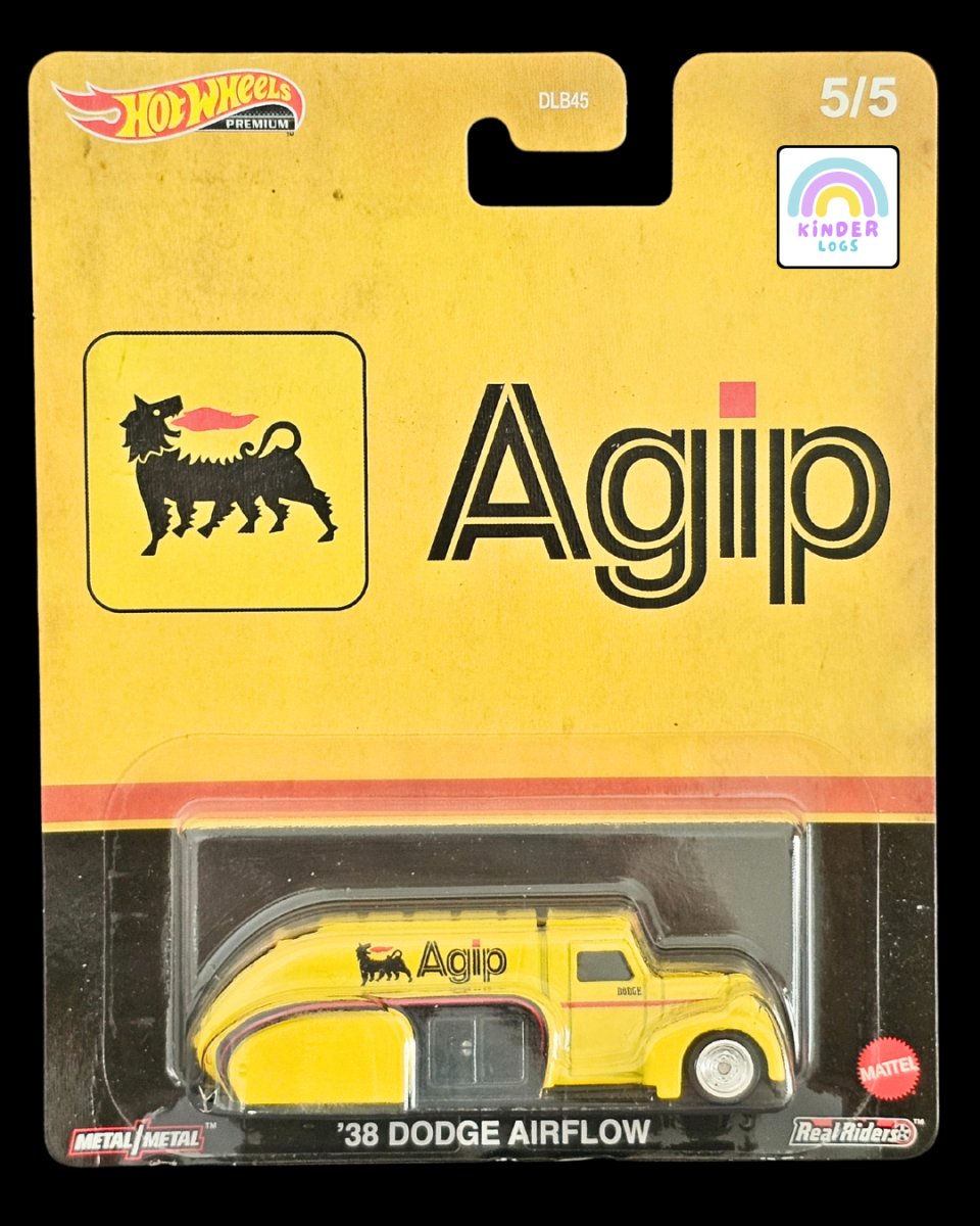 Premium Hot Wheels 1938 Dodge Airflow Agip Edition - Kinder Logs