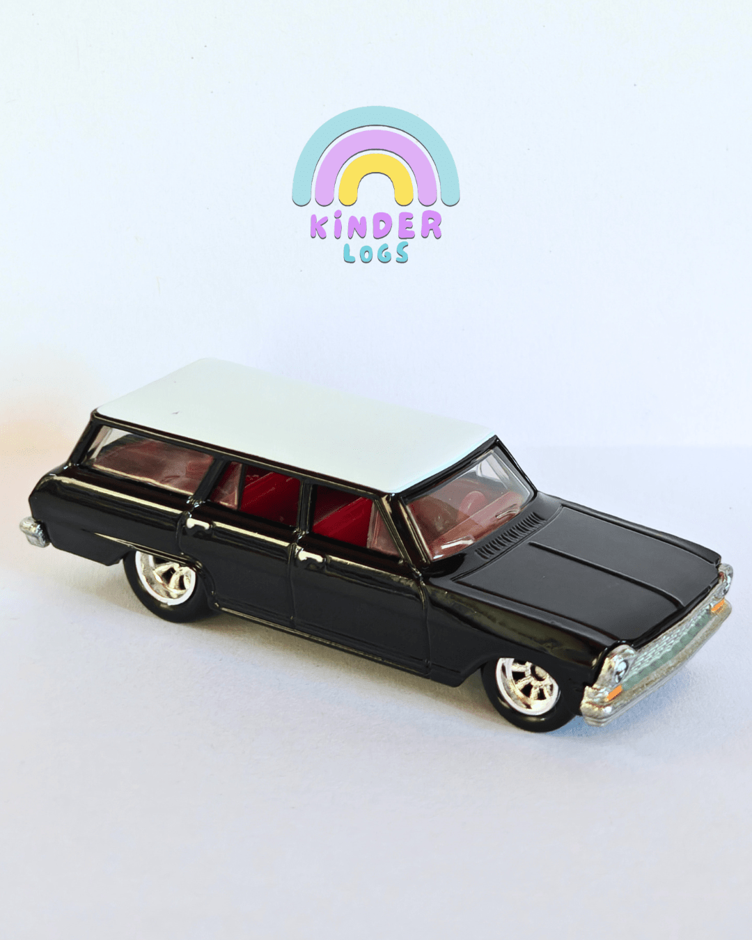 Premium Hot Wheels 1964 Chevy Nova Station Wagon (Uncarded - New) - Kinder Logs