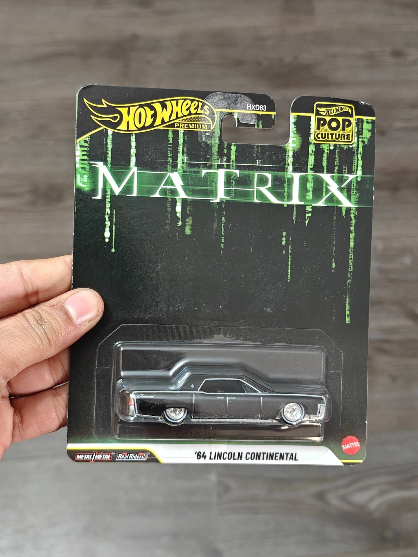 Premium Hot Wheels 1964 Lincoln Continental - The Matrix (Imported) - Kinder Logs