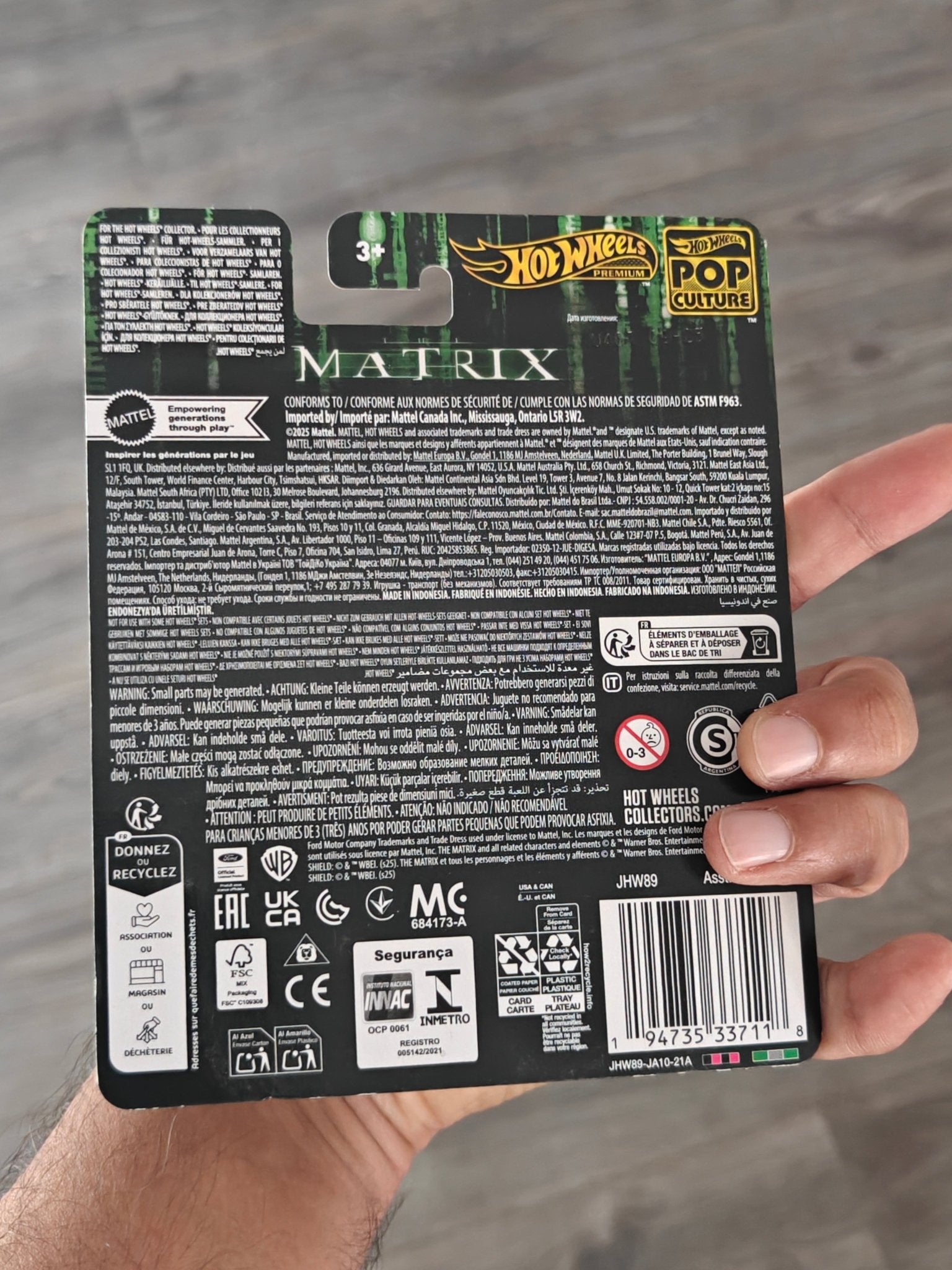 Premium Hot Wheels 1964 Lincoln Continental - The Matrix (Imported) - Kinder Logs