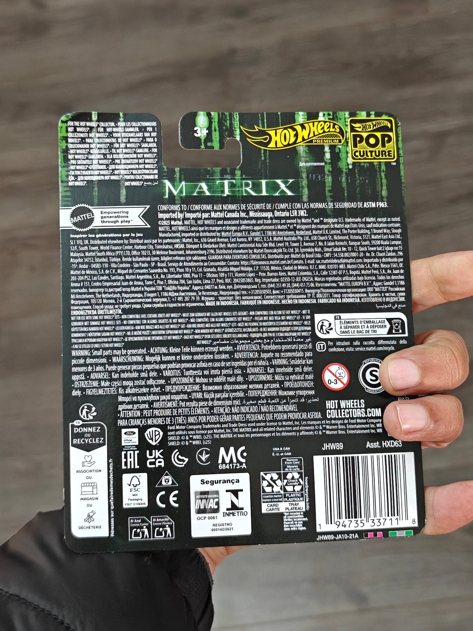 Premium Hot Wheels 1964 Lincoln Continental - The Matrix (Imported) - Kinder Logs