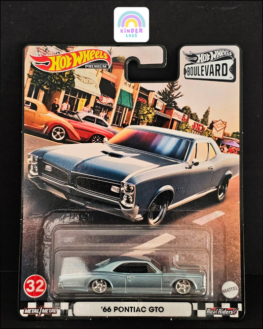 Premium Hot Wheels 1966 Pontiac GTO - Kinder Logs